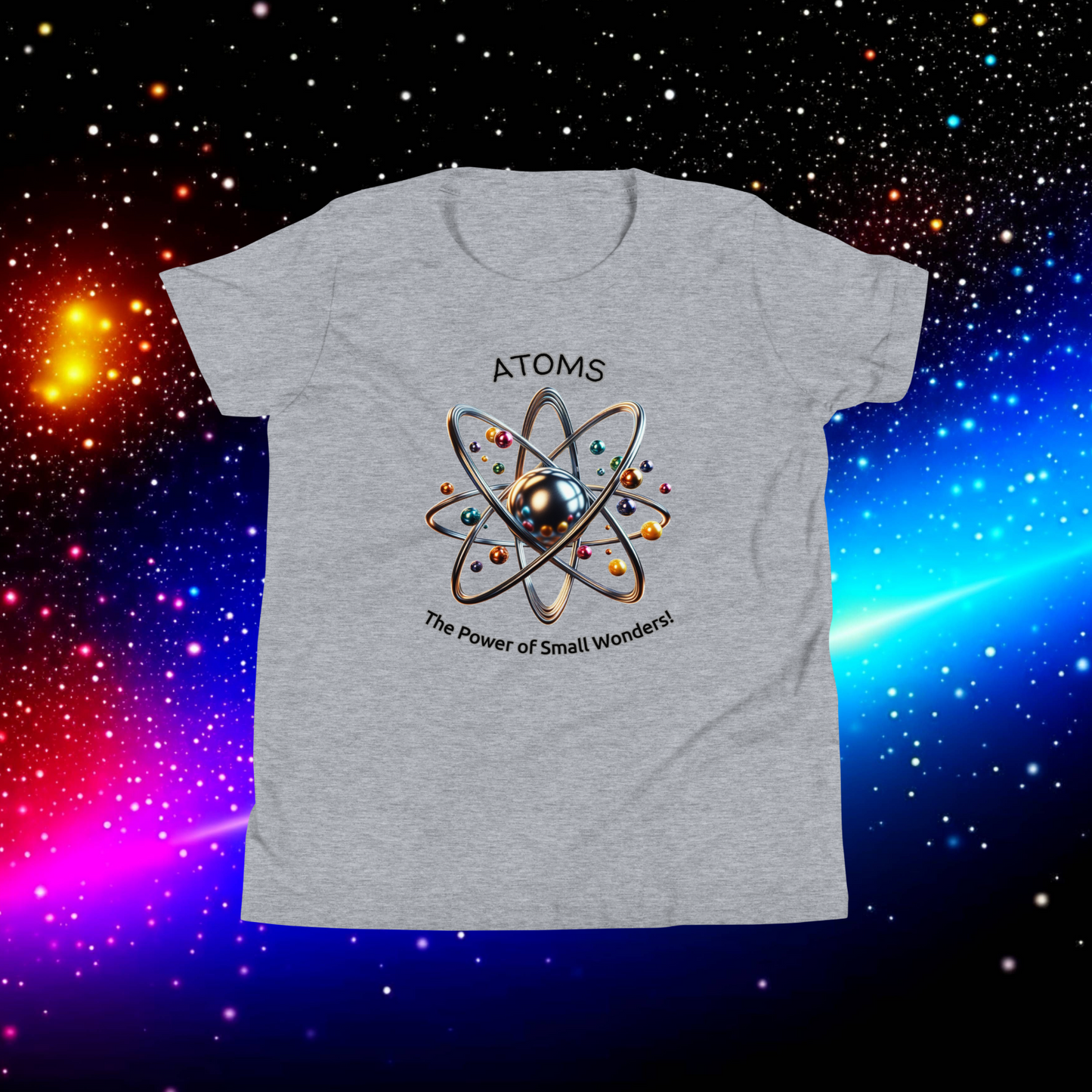 Youth 'Atoms: Power of Small Wonders' Short Sleeve Tee  (Unisex)