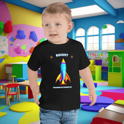 Rocket-Powered Curiosity: Educational Toddler Tee!  (Unisex)