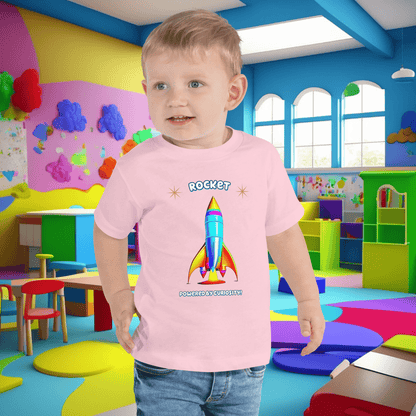 Rocket-Powered Curiosity: Educational Toddler Tee!  (Unisex)