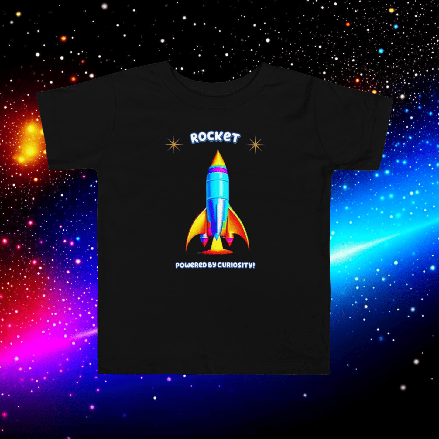 Rocket-Powered Curiosity: Educational Toddler Tee!  (Unisex)