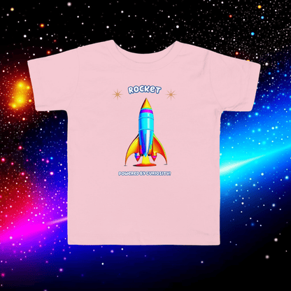 Rocket-Powered Curiosity: Educational Toddler Tee!  (Unisex)