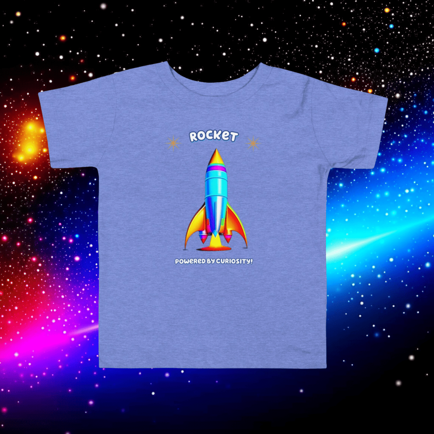 Rocket-Powered Curiosity: Educational Toddler Tee!  (Unisex)