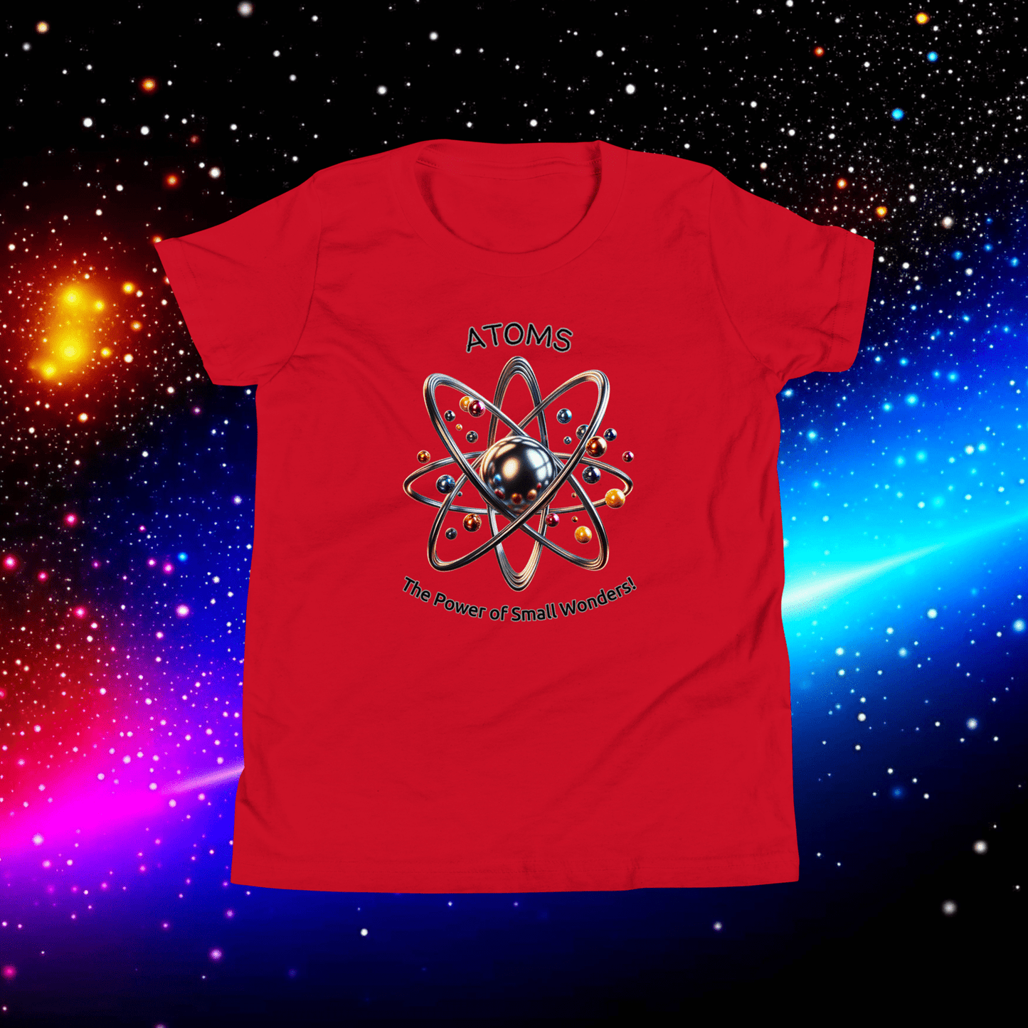 Youth 'Atoms: Power of Small Wonders' Short Sleeve Tee  (Unisex)