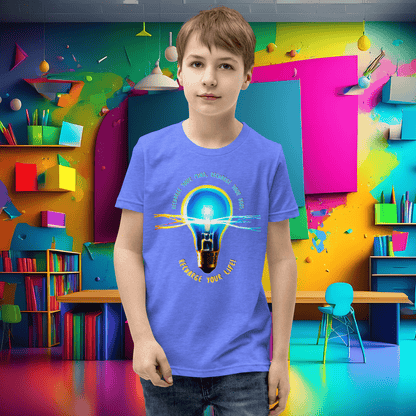 Youth Short Sleeve T-Shirt: Recharge Your Mind, Body & Life!  (Unisex)