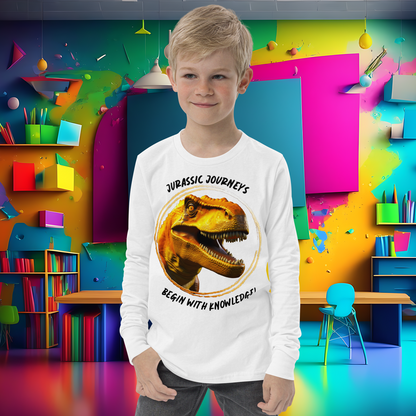 Jurassic Quest: T. rex Adventure Youth Long Sleeve Tee  (Unisex)