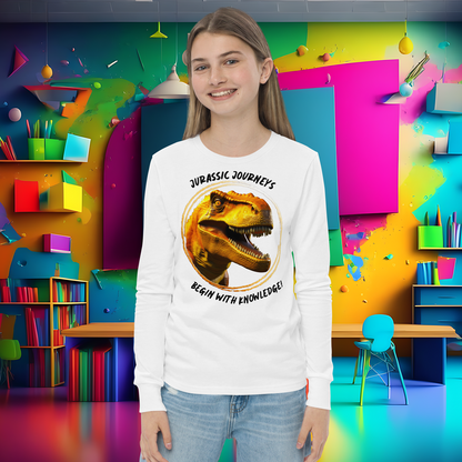 Jurassic Quest: T. rex Adventure Youth Long Sleeve Tee  (Unisex)