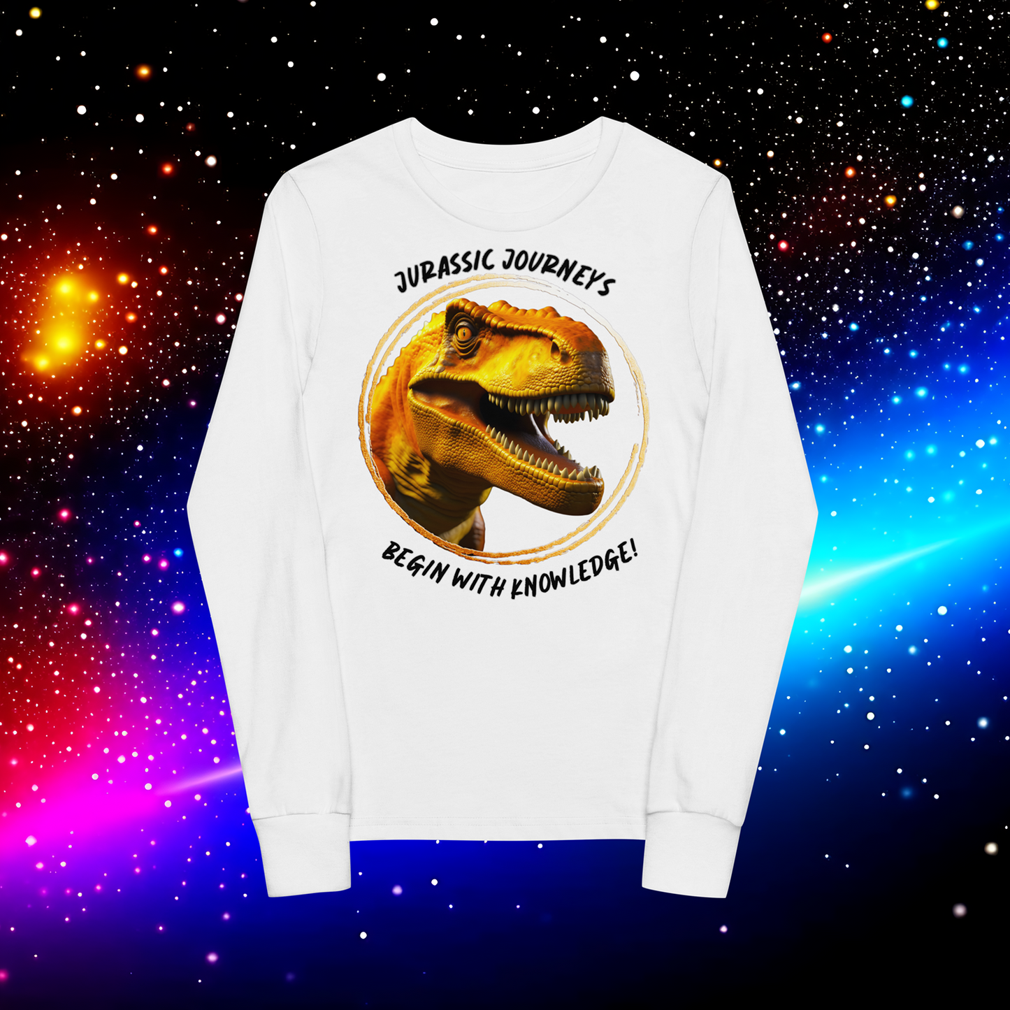 Jurassic Quest: T. rex Adventure Youth Long Sleeve Tee  (Unisex)