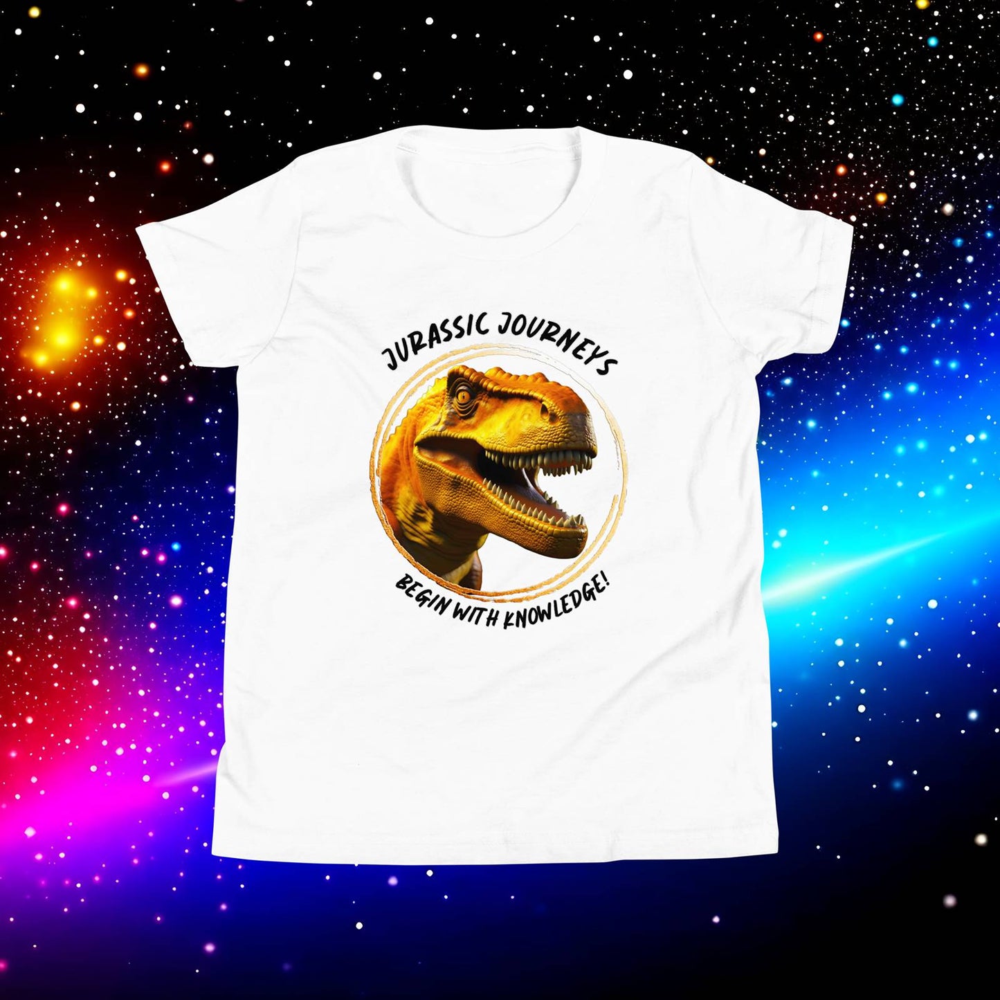 Jurassic Quest: T. rex Adventure Youth Short Sleeve T-Shirt  (Unisex)