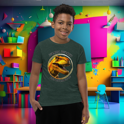 Jurassic Quest: T. rex Adventure Youth Short Sleeve T-Shirt  (Unisex)