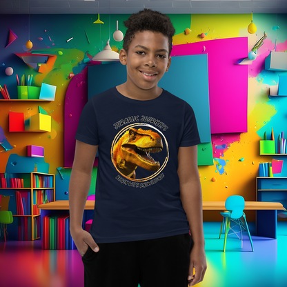 Jurassic Quest: T. rex Adventure Youth Short Sleeve T-Shirt  (Unisex)