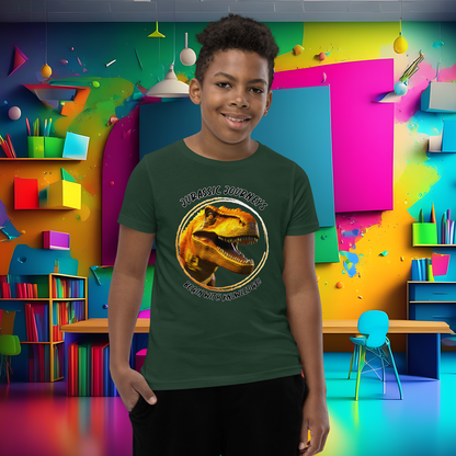 Jurassic Quest: T. rex Adventure Youth Short Sleeve T-Shirt  (Unisex)