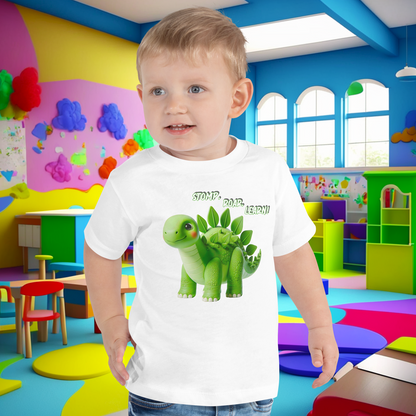 Stomp, Roar, Learn! - Stegosaurus Toddler Tee  (Unisex)