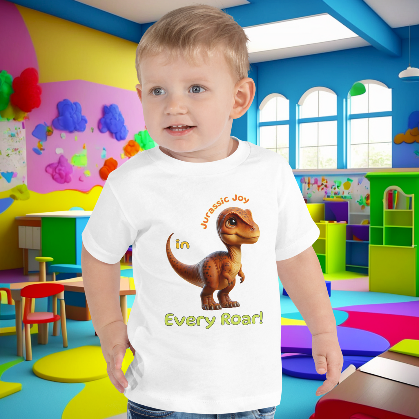 Jurassic Joy Toddler Tee - Roar Into Playtime!  (Unisex)