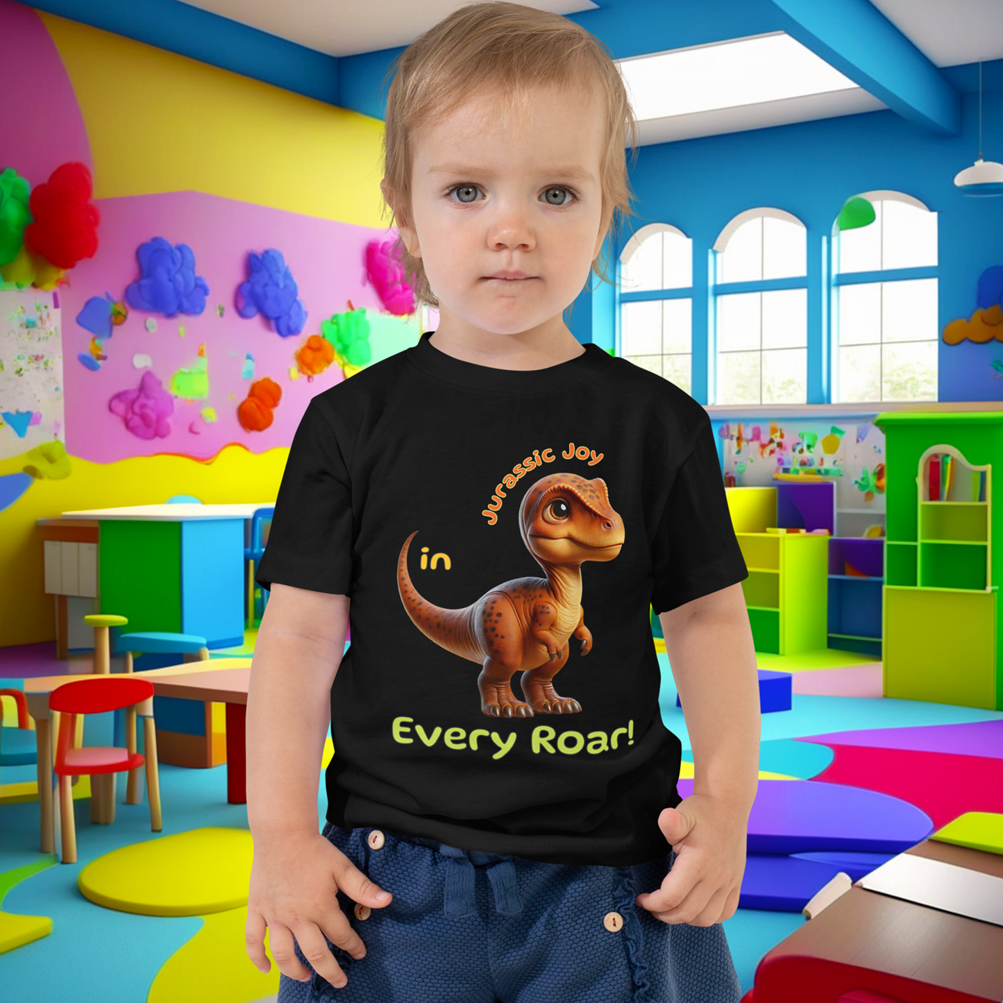 Jurassic Joy Toddler Tee - Roar Into Playtime!  (Unisex)