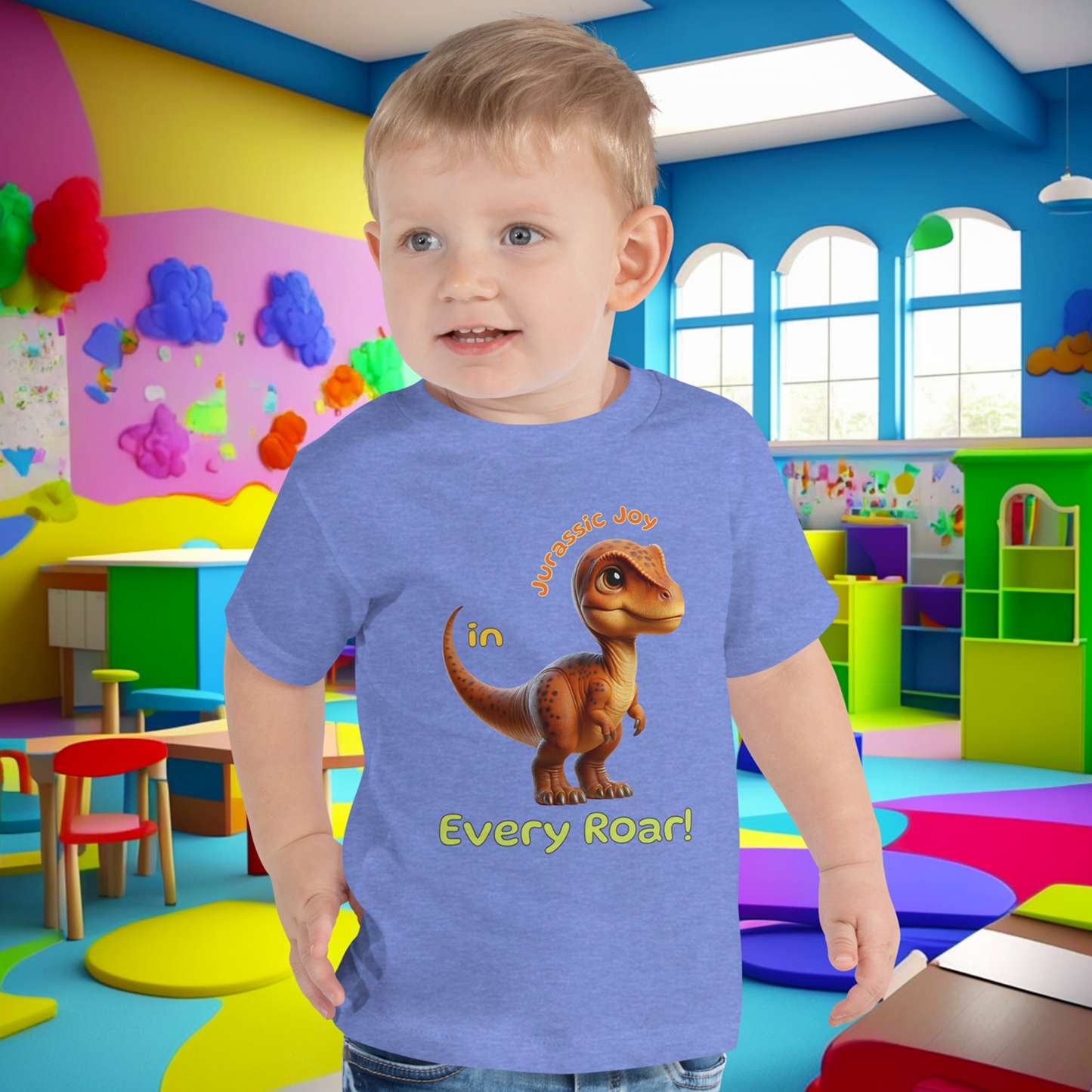 Jurassic Joy Toddler Tee - Roar Into Playtime!  (Unisex)