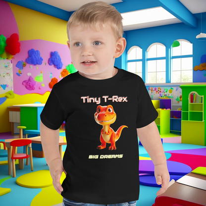 Tiny T-Rex, Big Dreams - Toddler's Adventure Tee  (Unisex)