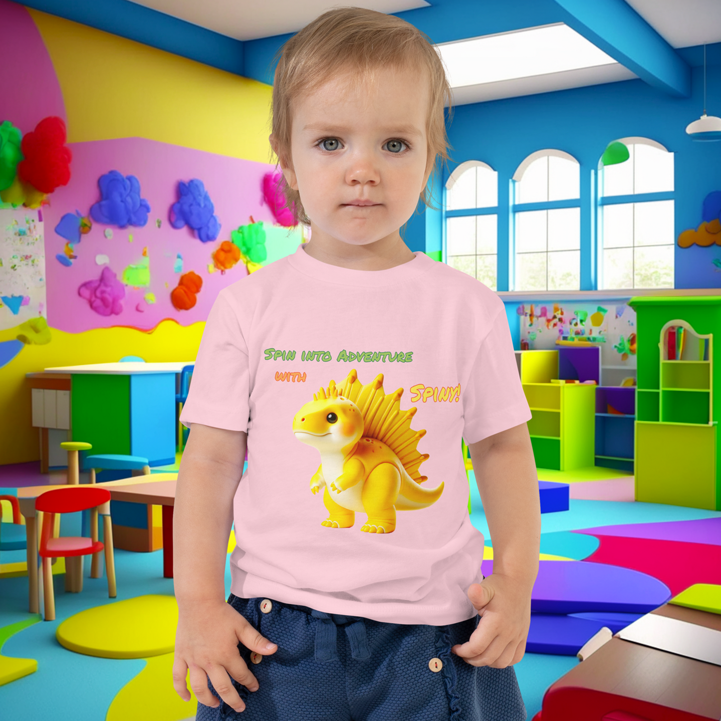 Spiny's Toddler Tee: Spin into Adventure!  (Unisex)