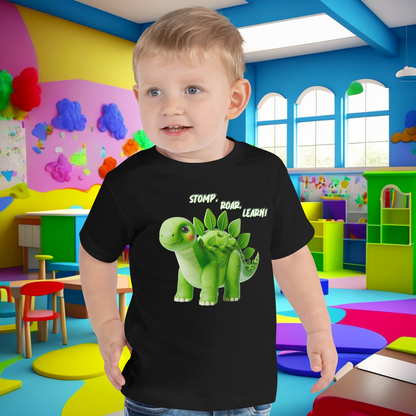 Stomp, Roar, Learn! - Stegosaurus Toddler Tee  (Unisex)