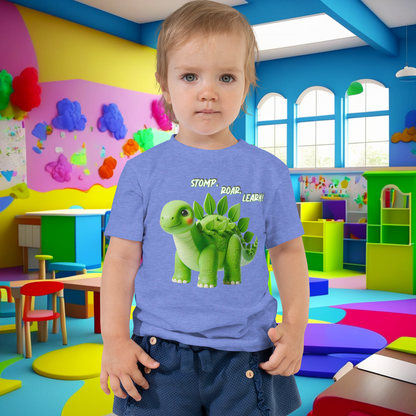 Stomp, Roar, Learn! - Stegosaurus Toddler Tee  (Unisex)