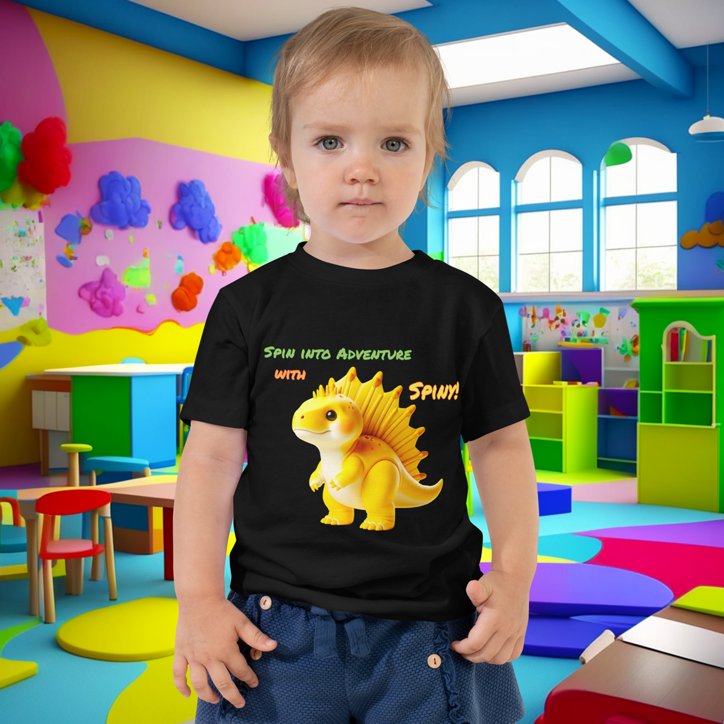 Spiny's Toddler Tee: Spin into Adventure!  (Unisex)