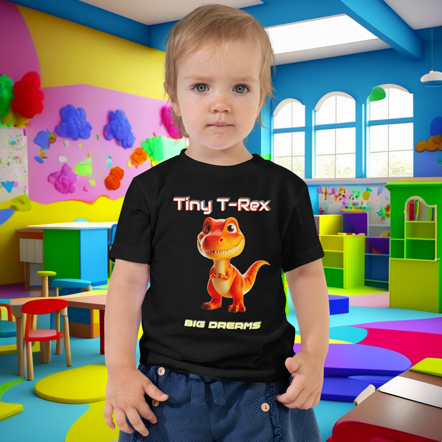 Tiny T-Rex, Big Dreams - Toddler's Adventure Tee  (Unisex)