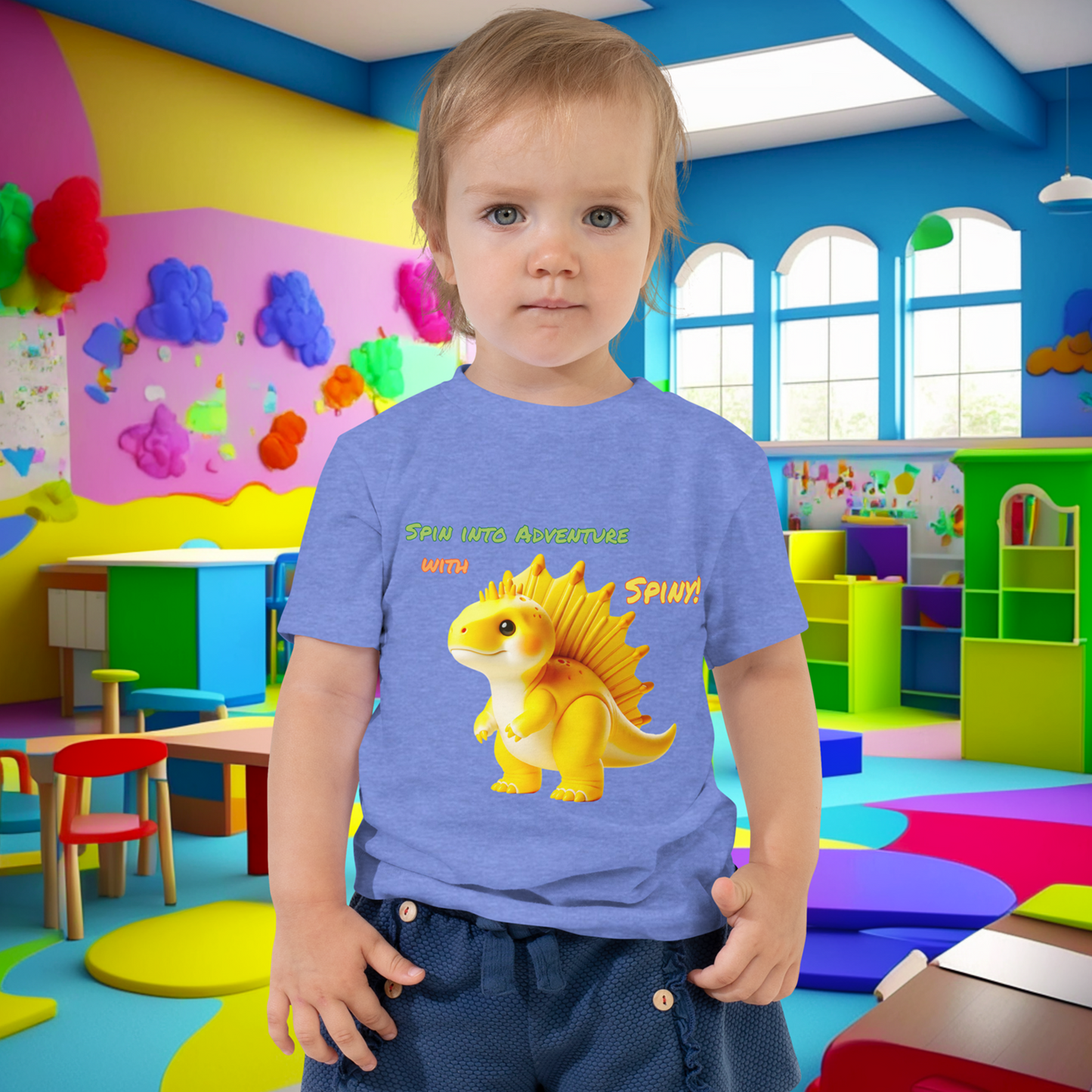 Spiny's Toddler Tee: Spin into Adventure!  (Unisex)