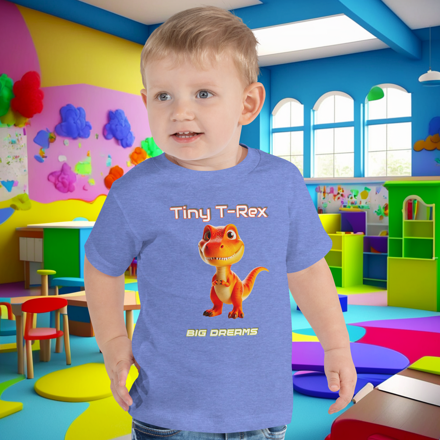 Tiny T-Rex, Big Dreams - Toddler's Adventure Tee  (Unisex)