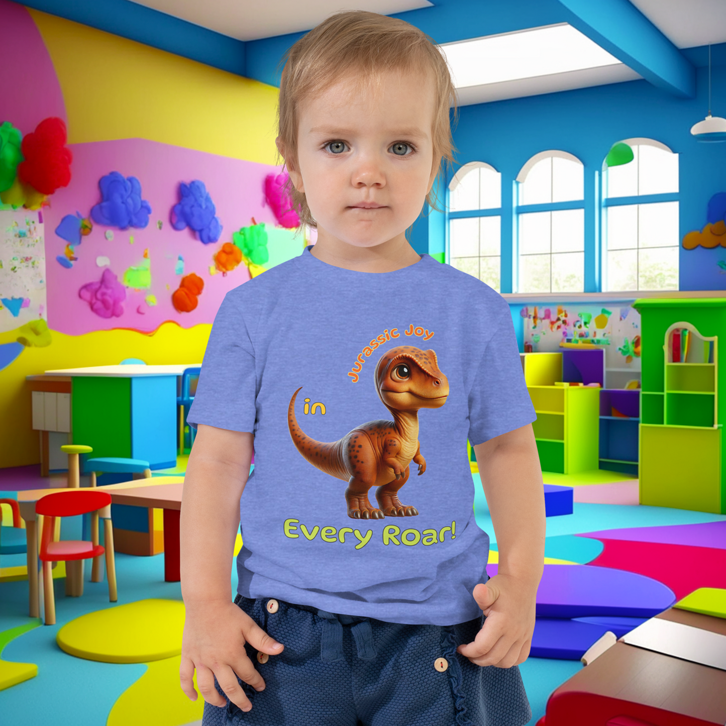 Jurassic Joy Toddler Tee - Roar Into Playtime!  (Unisex)