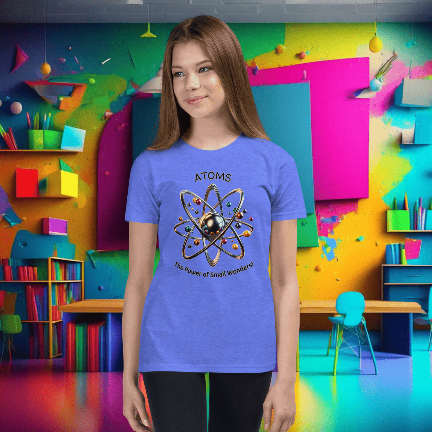 Youth 'Atoms: Power of Small Wonders' Short Sleeve Tee  (Unisex)