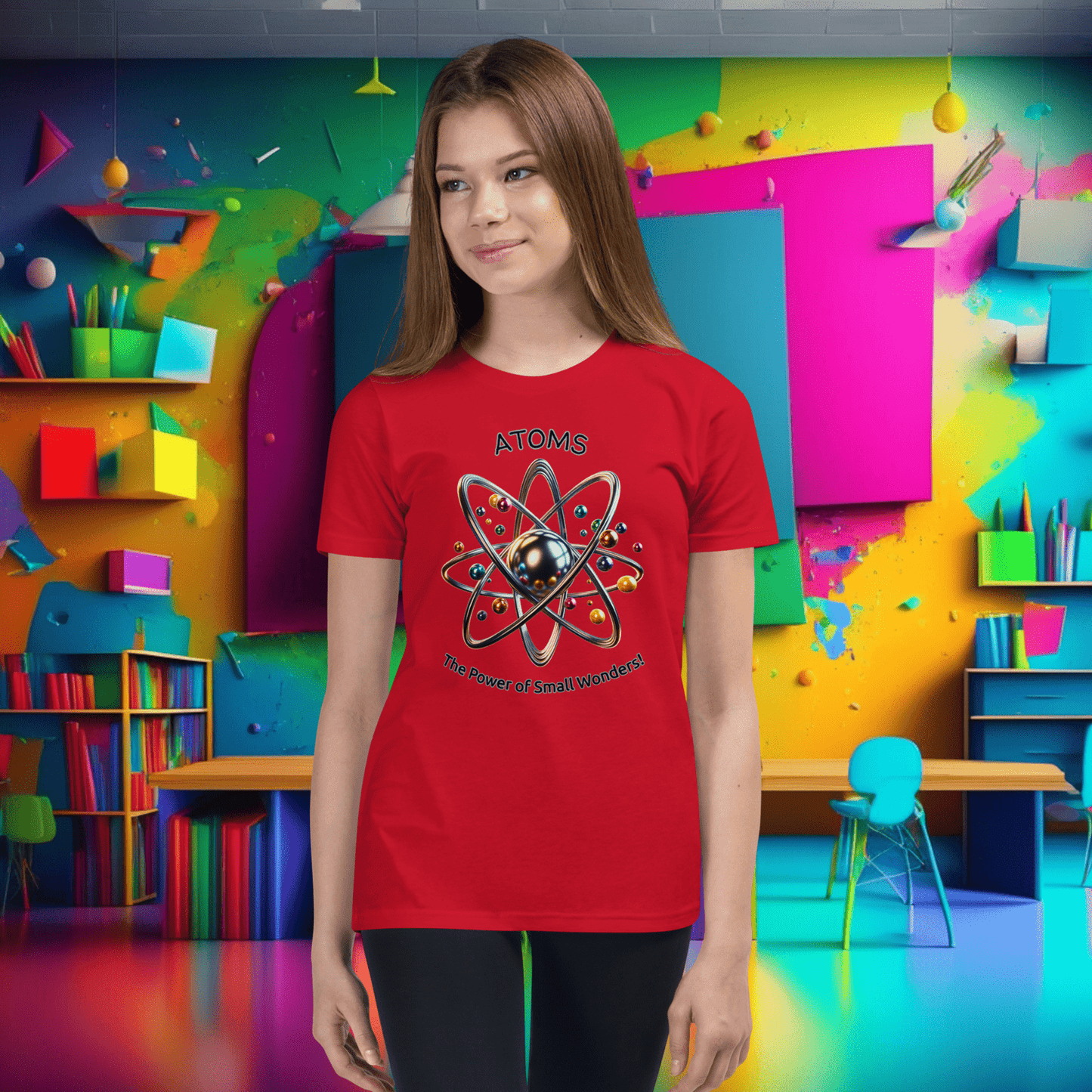 Youth 'Atoms: Power of Small Wonders' Short Sleeve Tee  (Unisex)