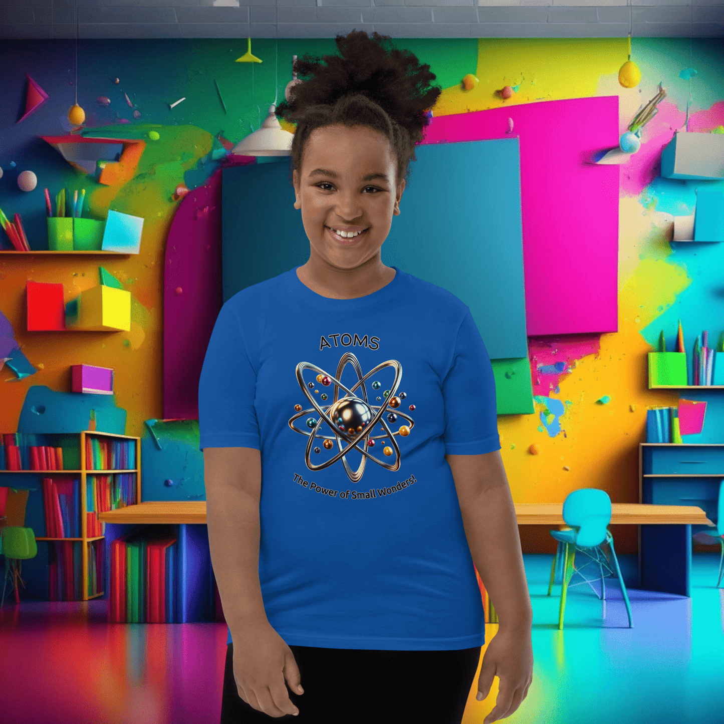 Youth 'Atoms: Power of Small Wonders' Short Sleeve Tee  (Unisex)