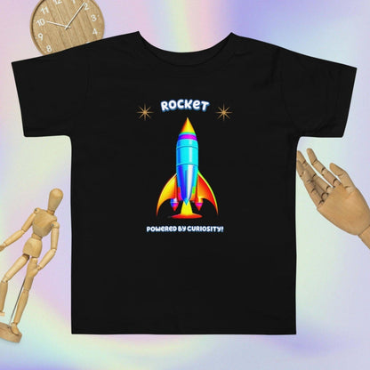 Rocket-Powered Curiosity: Educational Toddler Tee!  (Unisex)