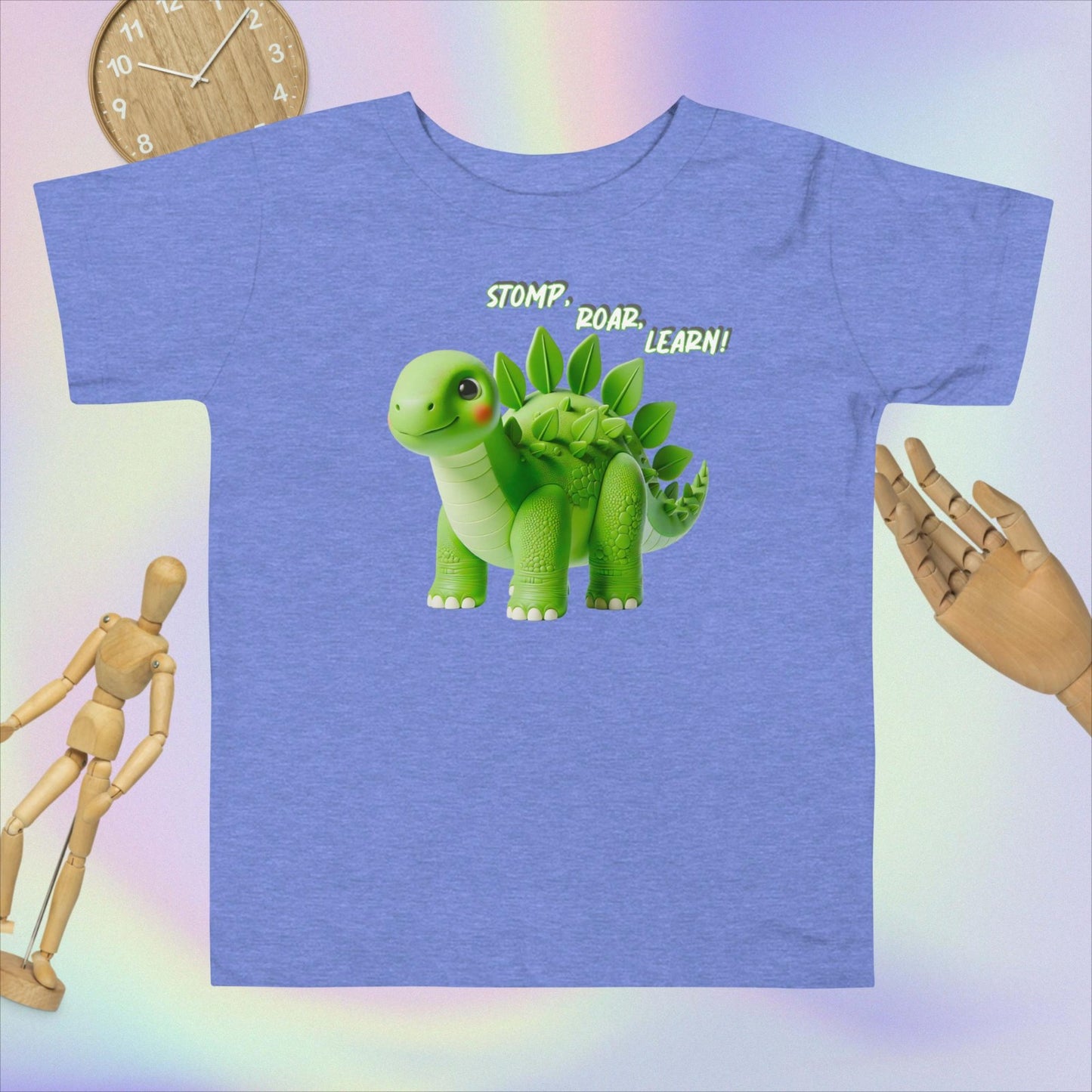 Stomp, Roar, Learn! - Stegosaurus Toddler Tee  (Unisex)