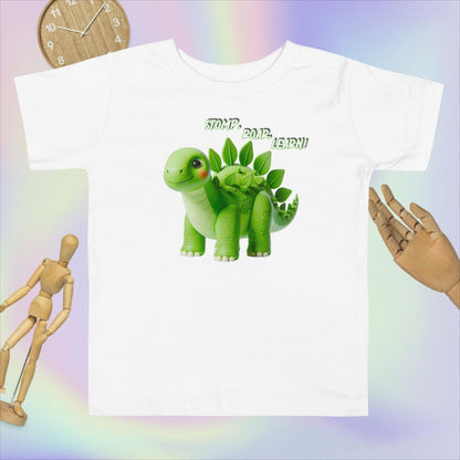 Stomp, Roar, Learn! - Stegosaurus Toddler Tee  (Unisex)